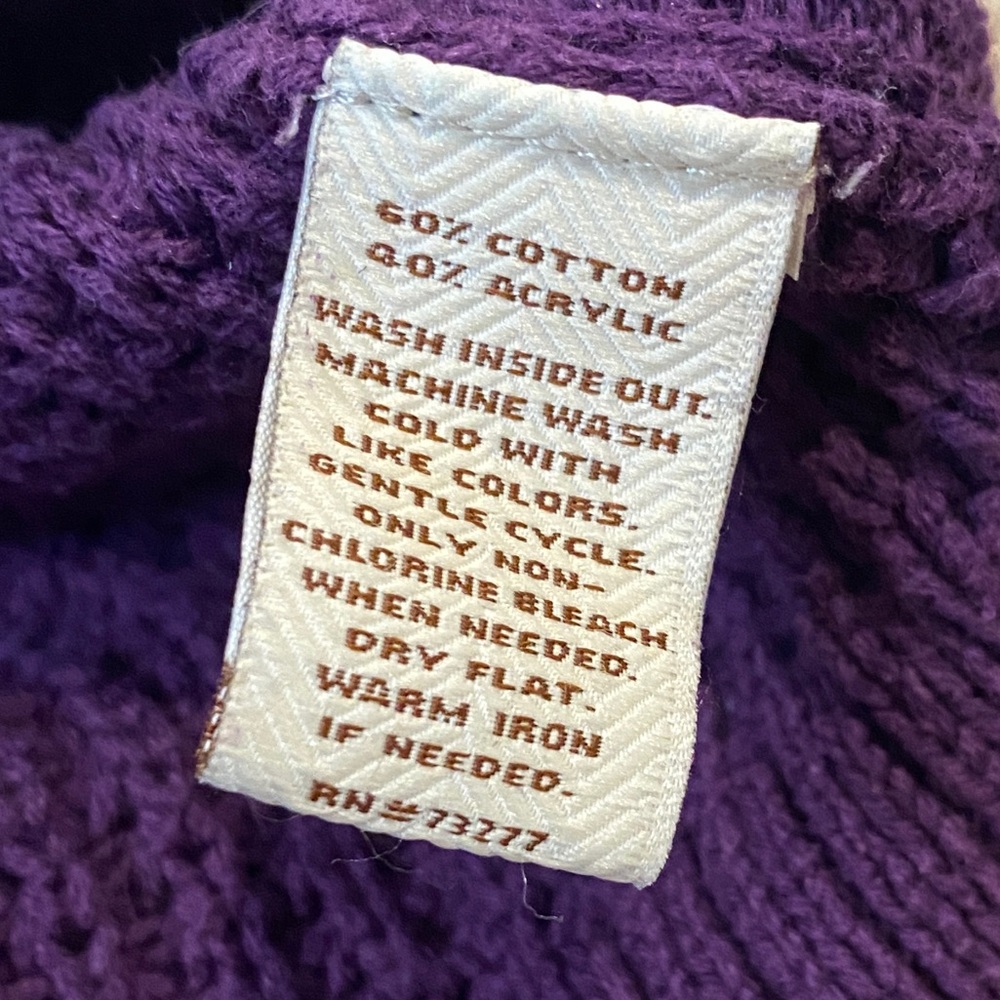 Sonoma Purple Sweater - M - Picture 3 of 4